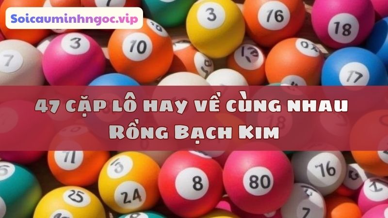 Tham khảo 47 cặp lô hay về cùng nhau Rồng Bạch Kim